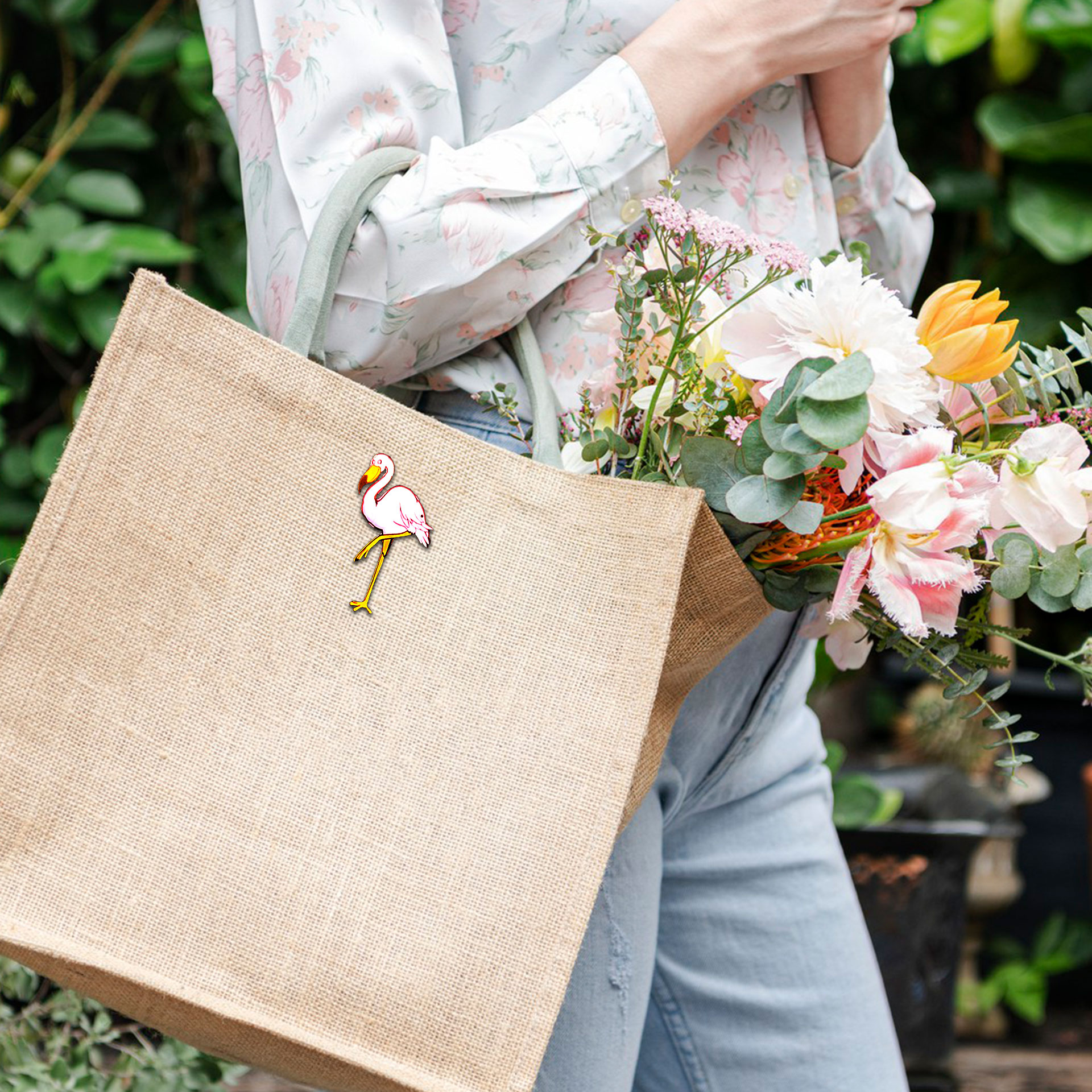 Lesser Flamingo-Lapel Pin