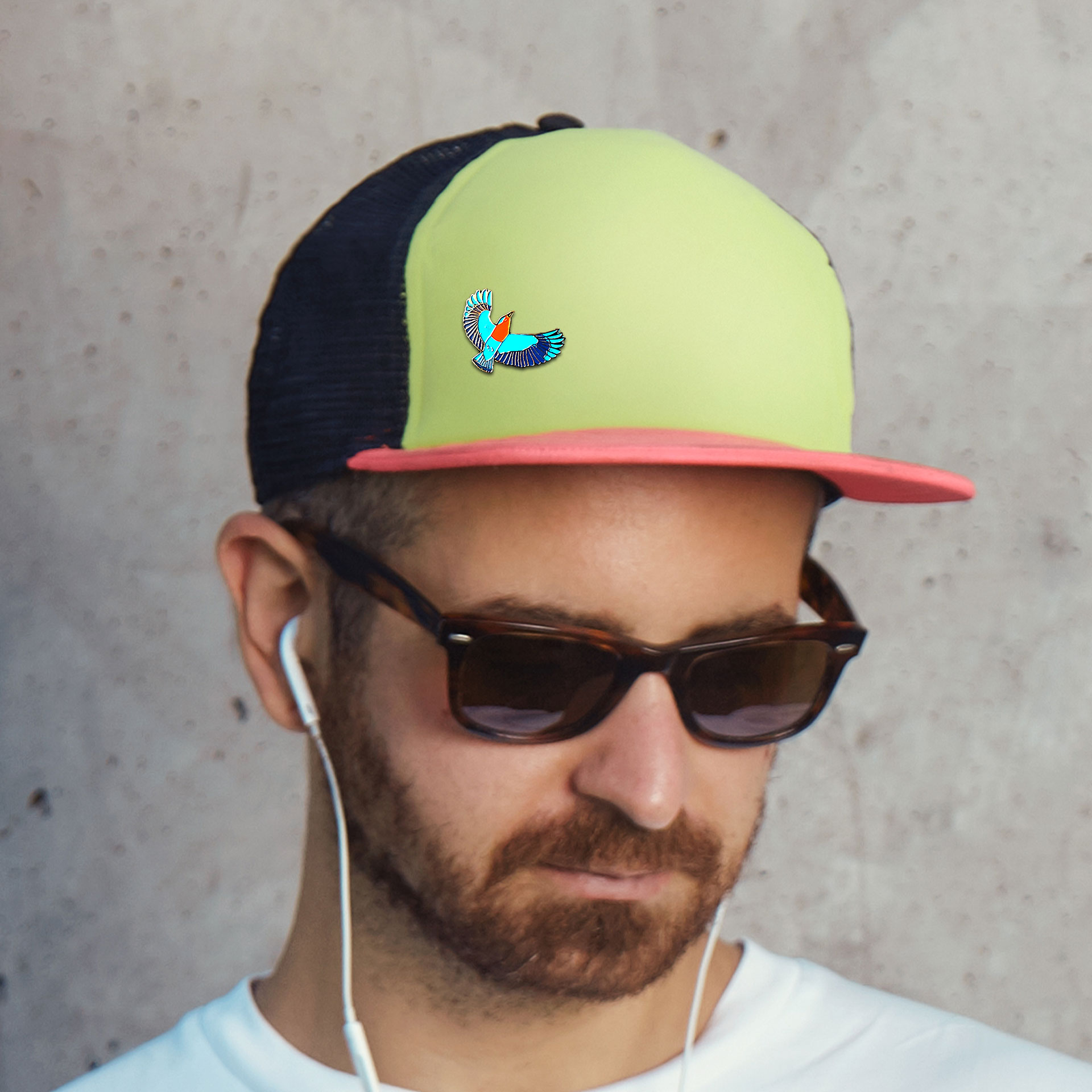 Indian Roller-Lapel Pin