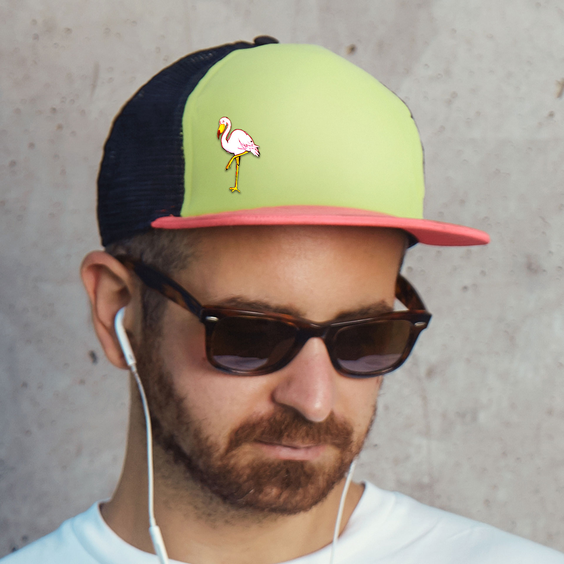 Lesser Flamingo-Lapel Pin