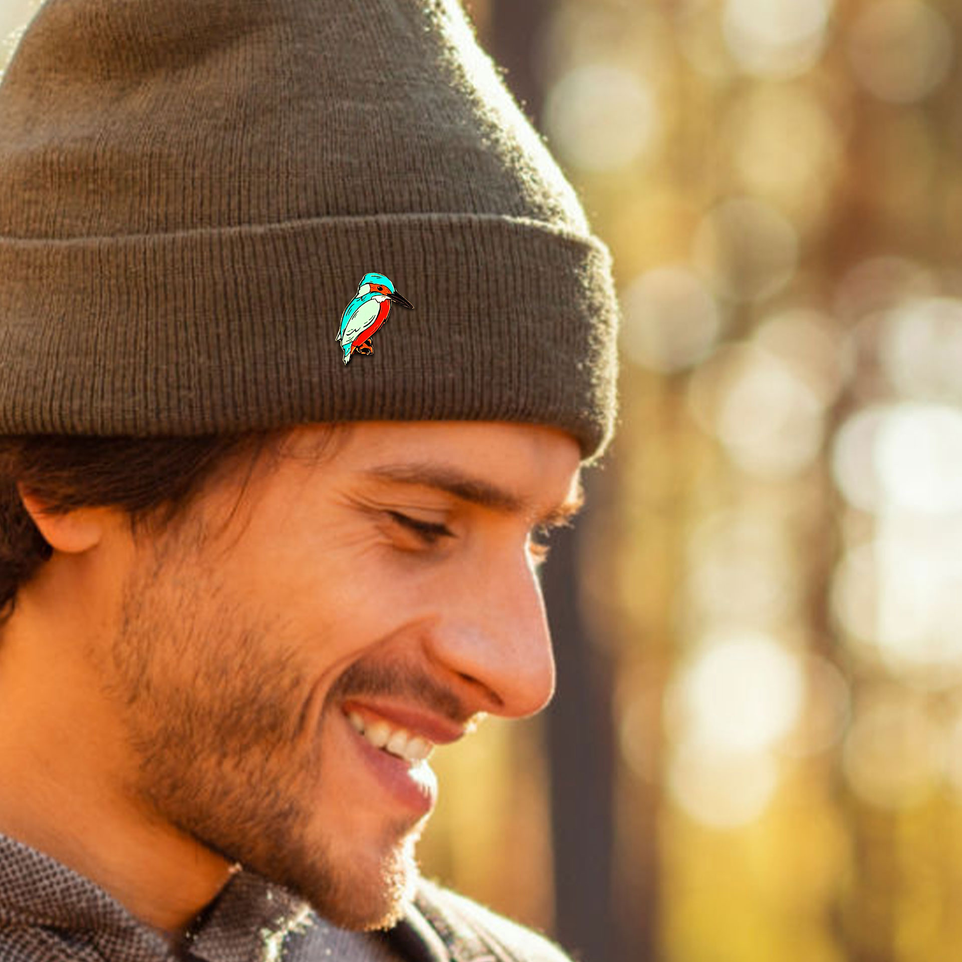 Common Kingfisher – Lapel Pin