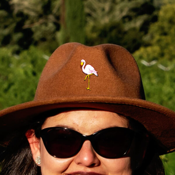 Lesser Flamingo-Lapel Pin