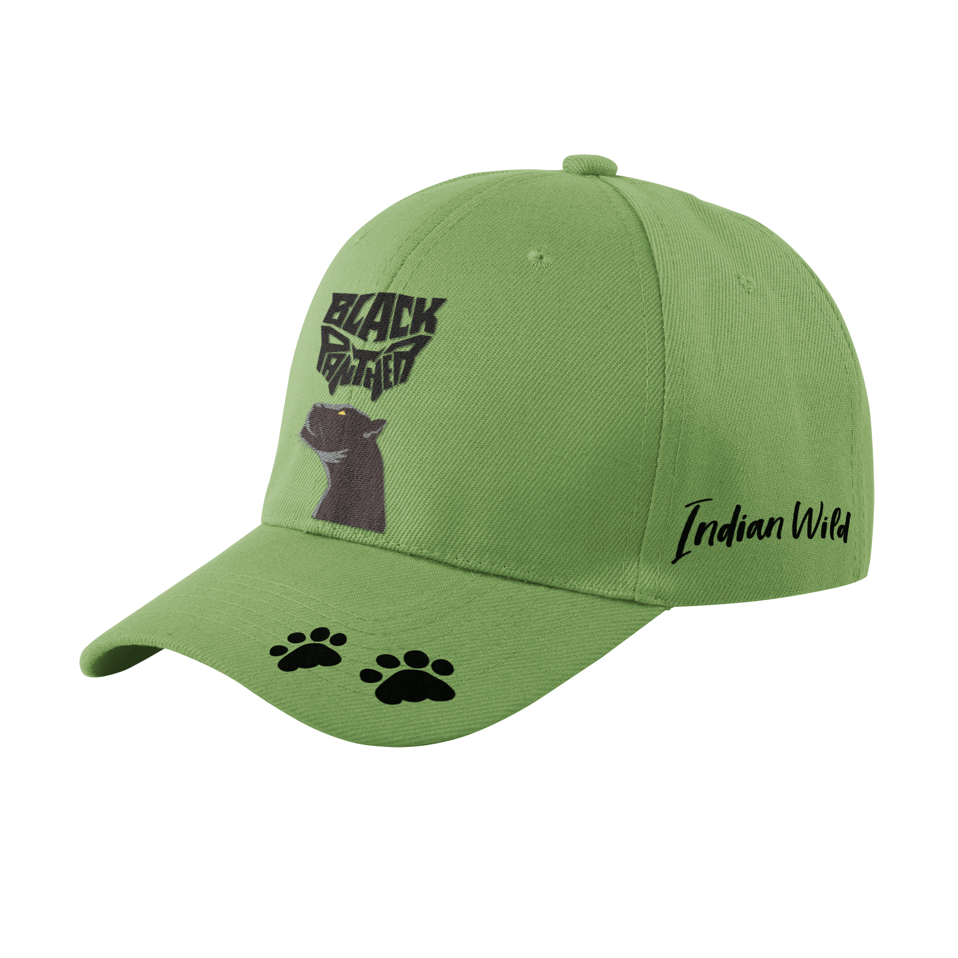 Jungle I olive green Black Panther Cap