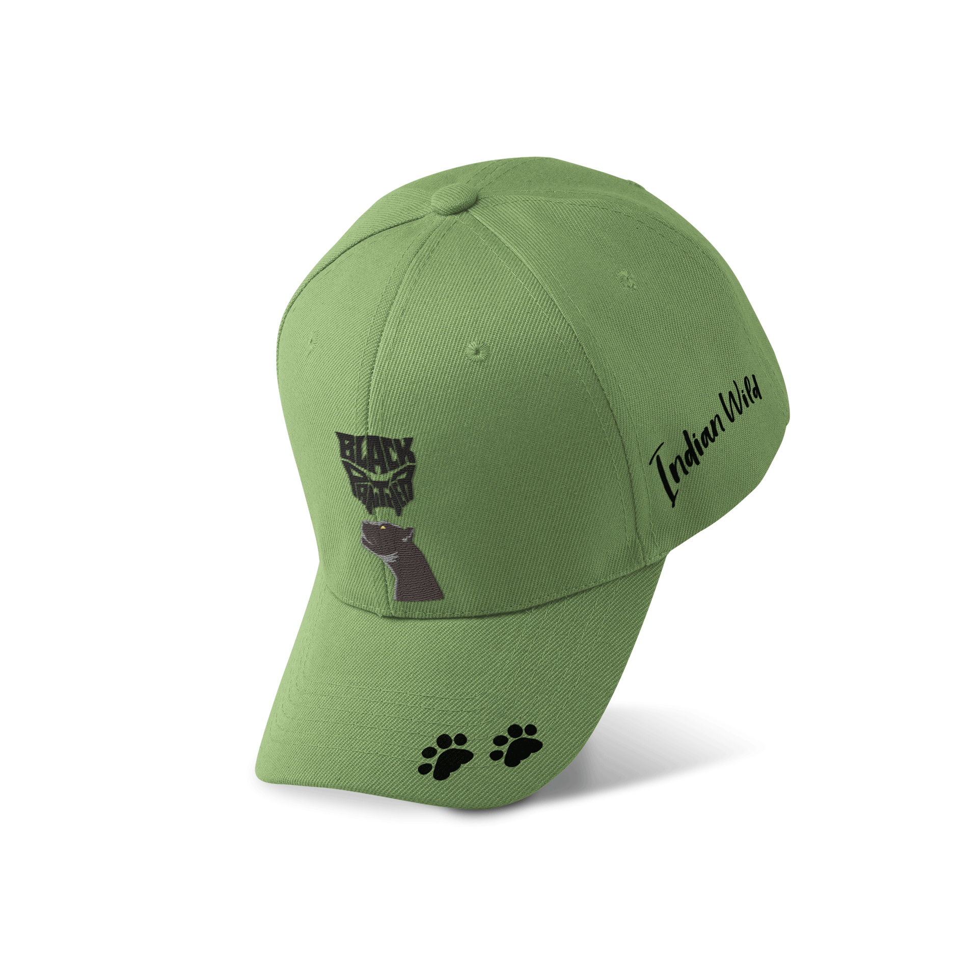 Jungle I olive green Black Panther Cap