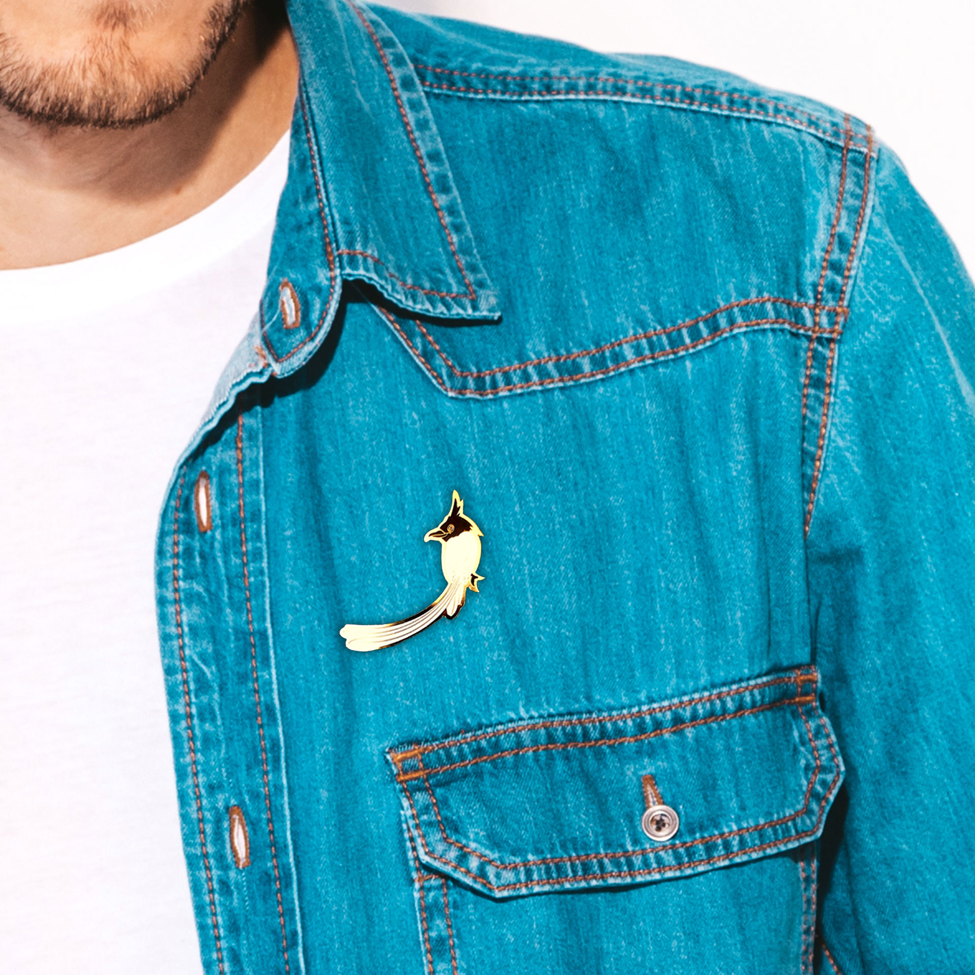 White Bird-Lapel Pin