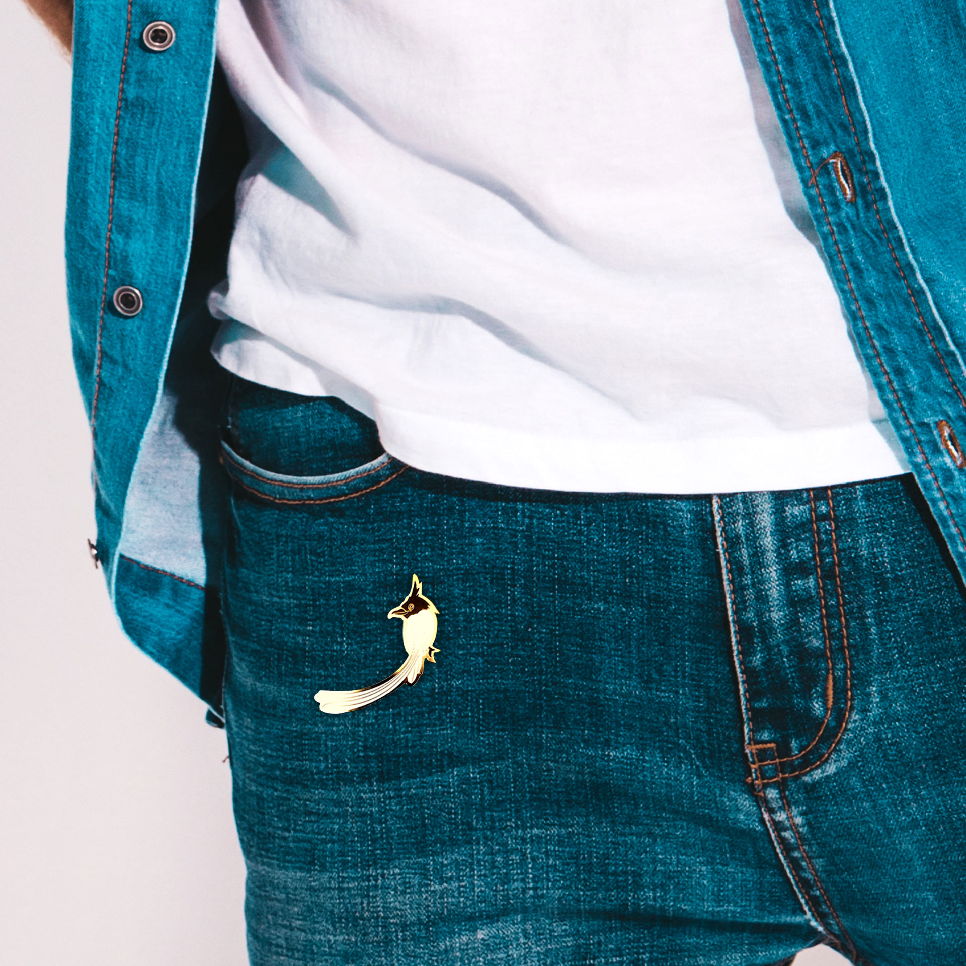 White Bird-Lapel Pin