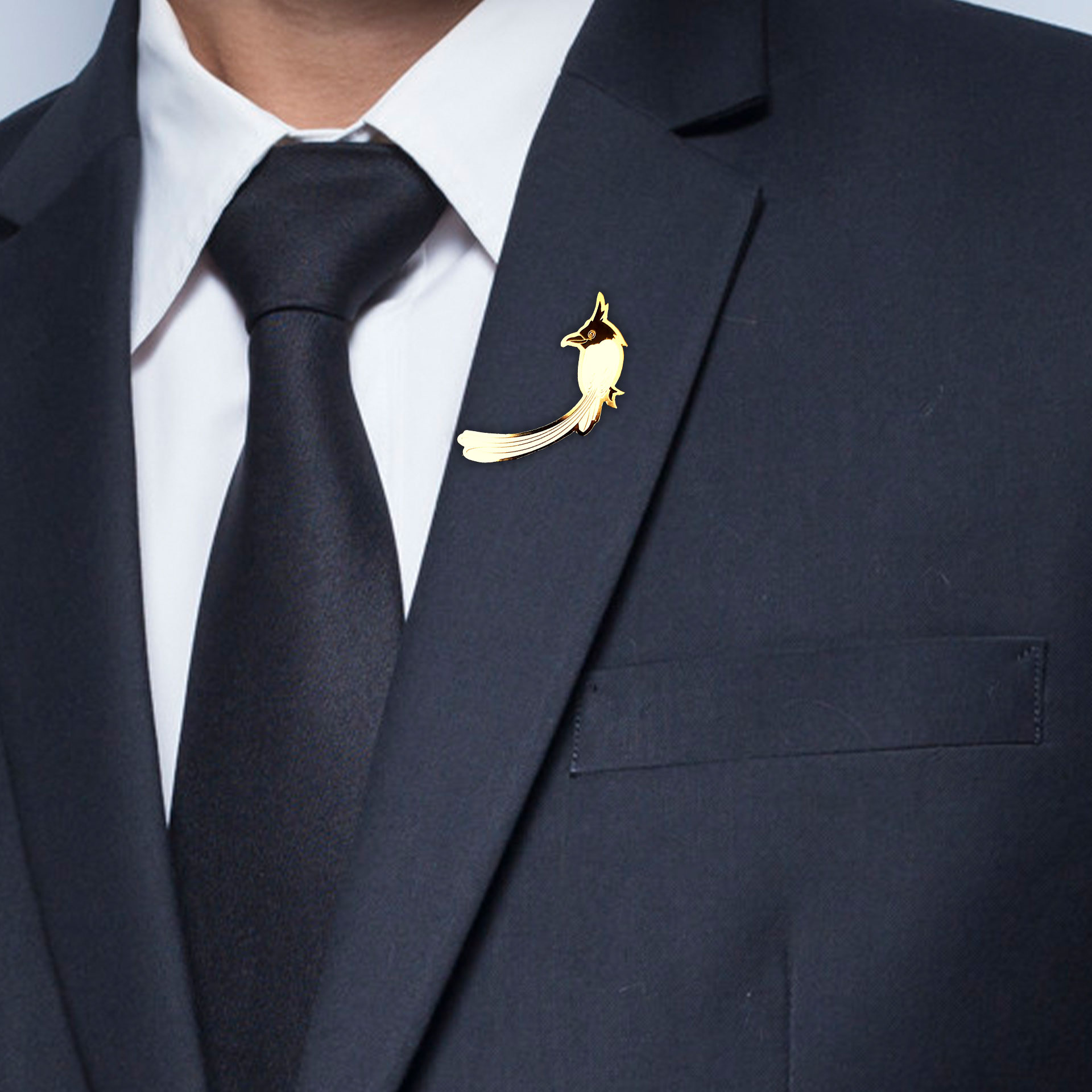 White Bird-Lapel Pin