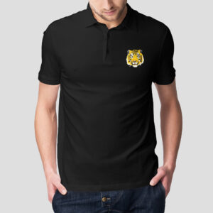 Black Polo Tiger Men T-shirt