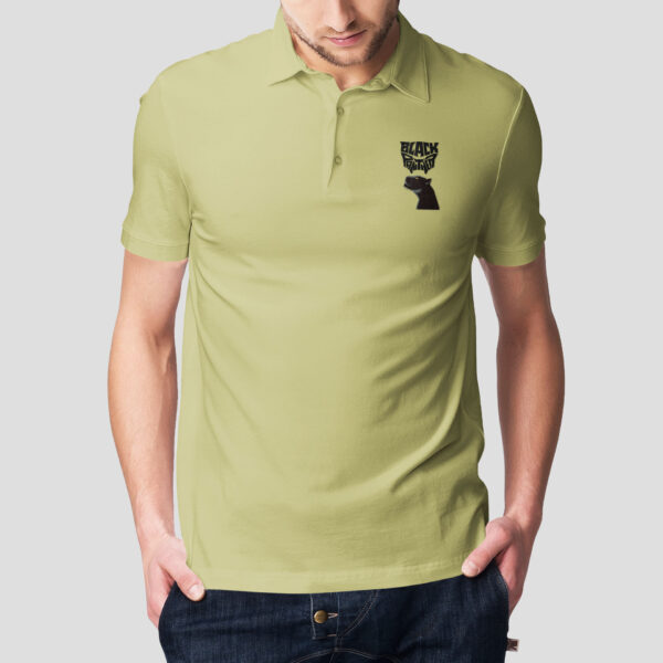 Black Panther Men's Brown Polo T-shirt