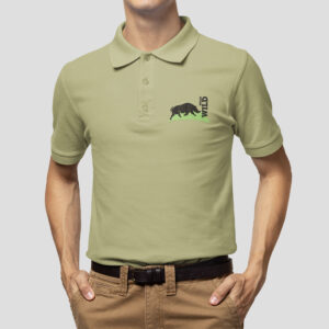 Rhino Men's Brown Polo T-shirt
