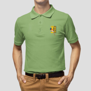 APCF Men's Green Polo T-shirt