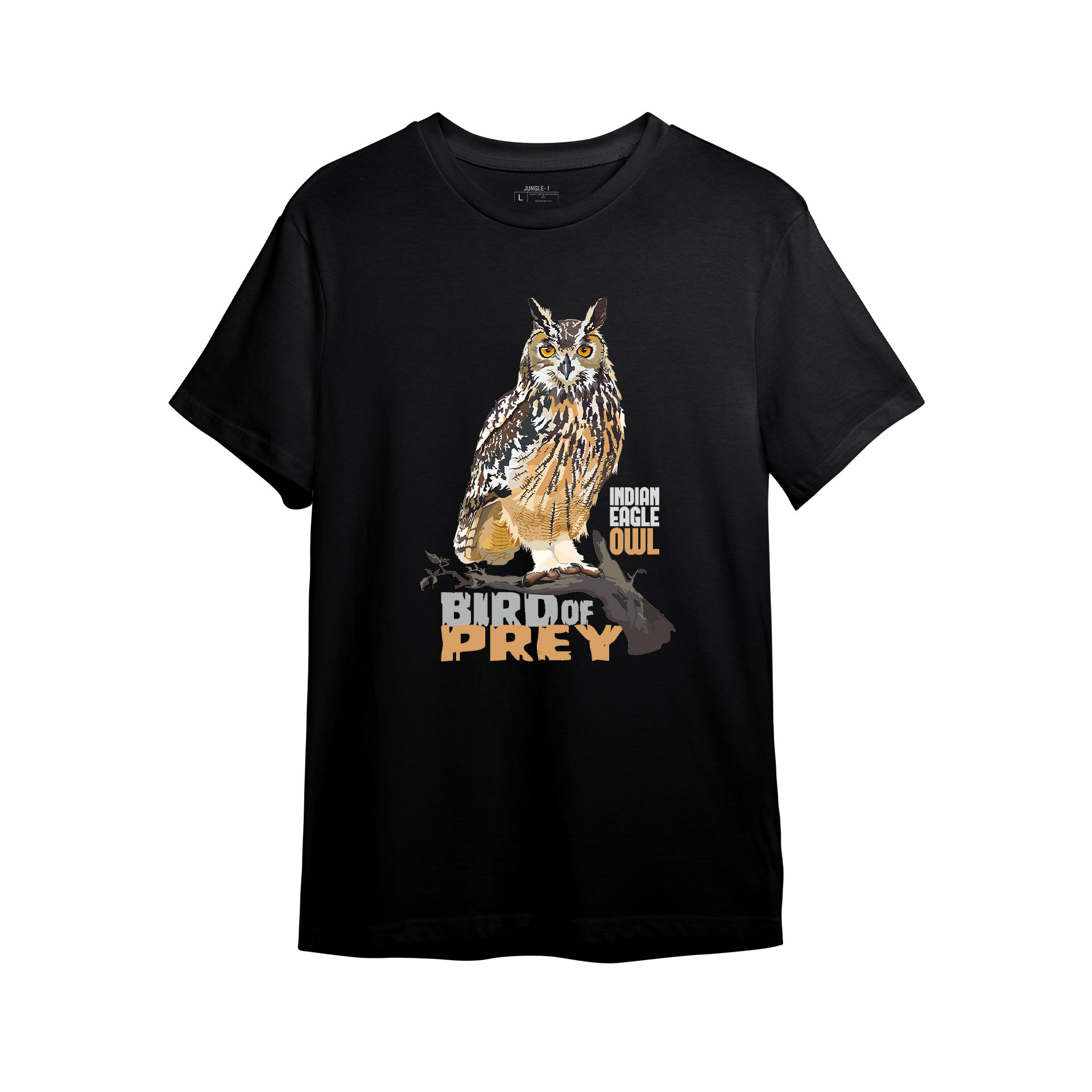 Jungle I Indian eagle owl tshirt