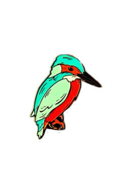 Kingfisher Lapel Pin